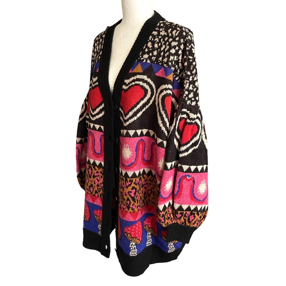 FARM Rio Multicolor Patterned Cardigan - Picture 3 of 16